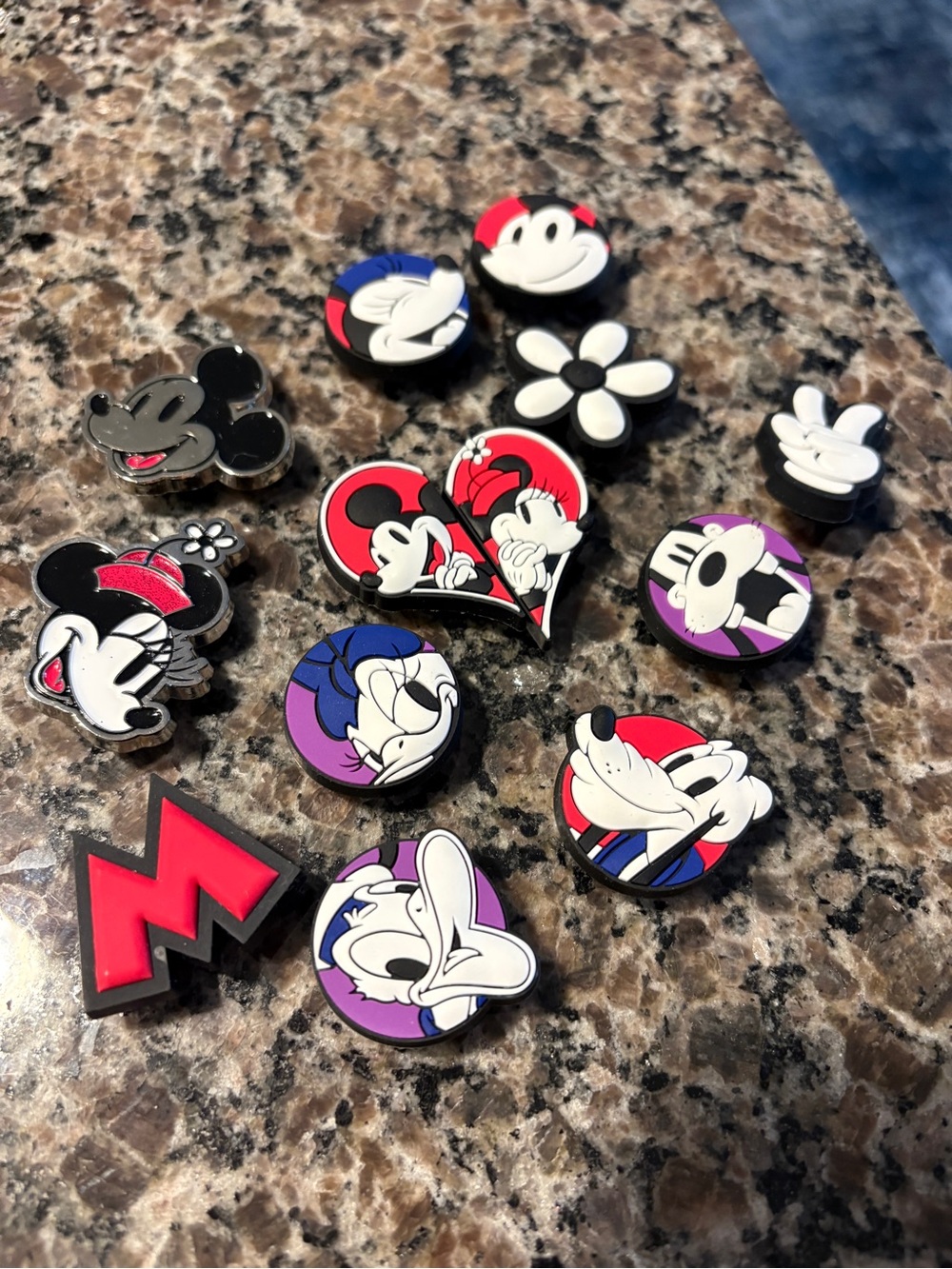 NEW Disney Croc Jibbitz - Mickey and Friends - 13 total